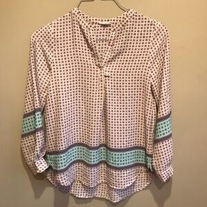 4/$25 Pleione Long Sleeve Tunic Top Medium Petite